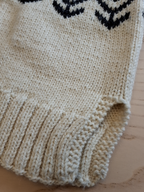 Hjemmestrikket sweater